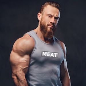 Meat Tank Top Large 100% polyester Gently worn